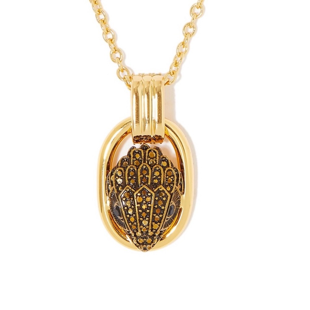 Kurt Geiger London Eagle Gold Tone Necklace